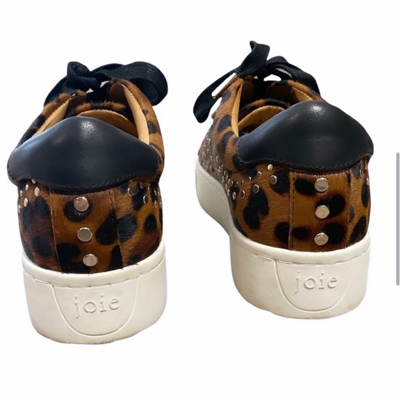 Joie Handan Studded Calf Hair Platform Sneakers - Picture 5 of 9